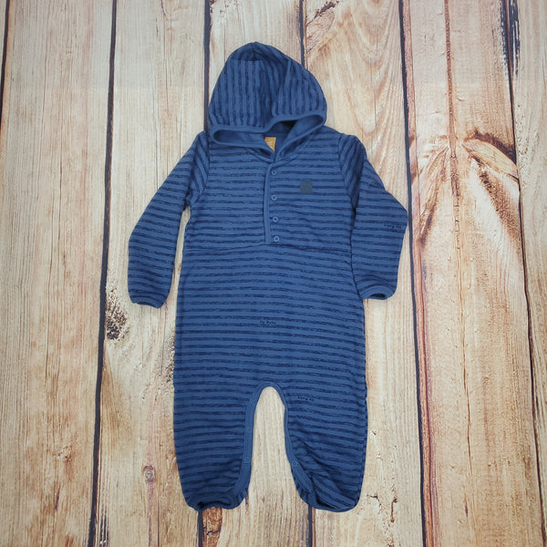 UP BABY BLUE STRIPE SWEAT JUMPSUIT CLEARANCE