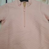 UP BABY PINK QUILTED DRESS