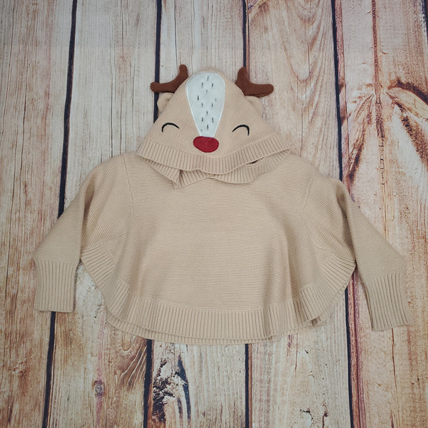 Giftcraft Brown Reindeer Poncho