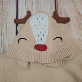 Giftcraft Brown Reindeer Poncho