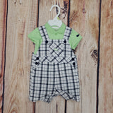 LITTLE ME WHALE SHORTALL SET