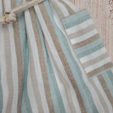 Mayoral Multi Color Stripes Linen Dress