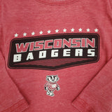 WES AND WILLY WISCONSIN BADGER BURNOUT  LONG SLEEVE