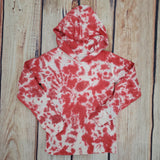 CLEARANCE WES AND WILLY TIE DYE HOODED PULLOVER