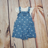 Little Me Star Short Bib Set