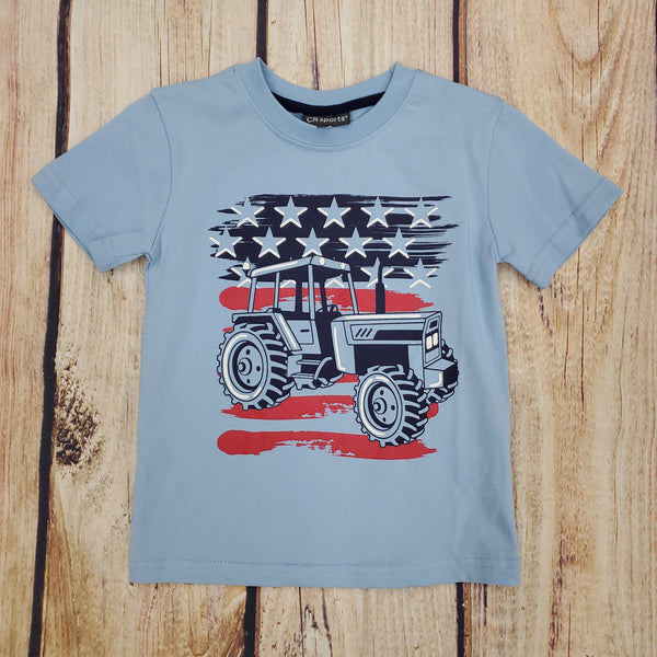 CR SPORTS TRACTOR FLAG TEE