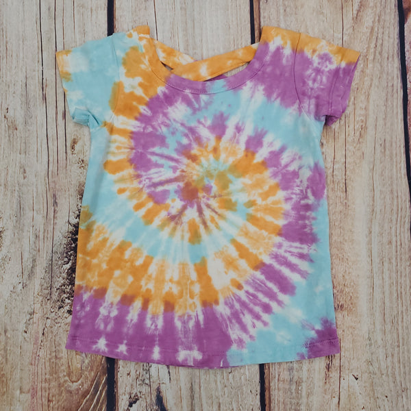 CR SPORTS TYE DYE CROSS BACK TEE