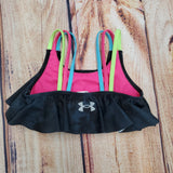 UNDER ARMOUR GIRLS TIE DYE FLUTTER BIKINI 2 PIECE SET