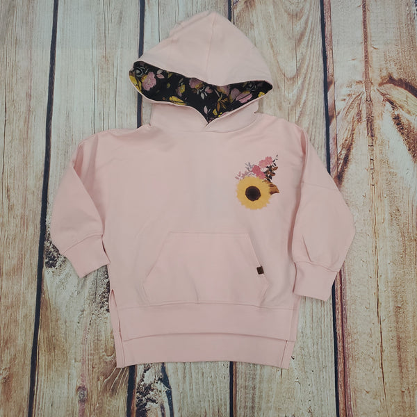 Noruk Pink Sunflower Hoodie