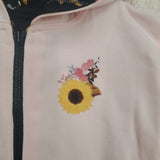 CLEARANCE Noruk Pink/Floral Reversible Zip Hoody