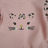 LITTLE ME KITTY 2 PC SWEATSHIRT SET