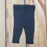 MAYORAL NAVY CABLE KNIT LEGGINGS