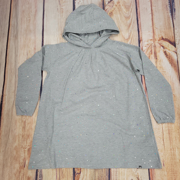 NORUK SILVER SPARKLE HOODED TUNIC