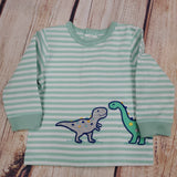 Little Me Dino Stripe Jogger Set