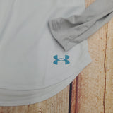 UA GIRLS LOOSE TECH GRAPHIC 1/2 ZIP