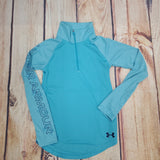 UA GIRLS LOOSE TECH GRAPHIC 1/2 ZIP