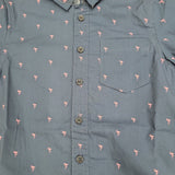 Silver Jean Co Flamingo Shirt