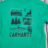 CARHARTT SHORT SLEEVE OUTDOOR LIVING T-SHIRT GREEN