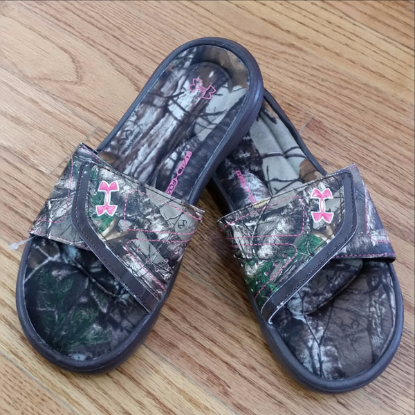 CLEARANCE Under Armour® Girls Ignite Camo Sandal