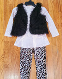 ML Kids Velvet Leopard Leggings