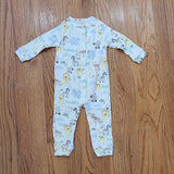 Up Baby Zoo Animals Long Romper