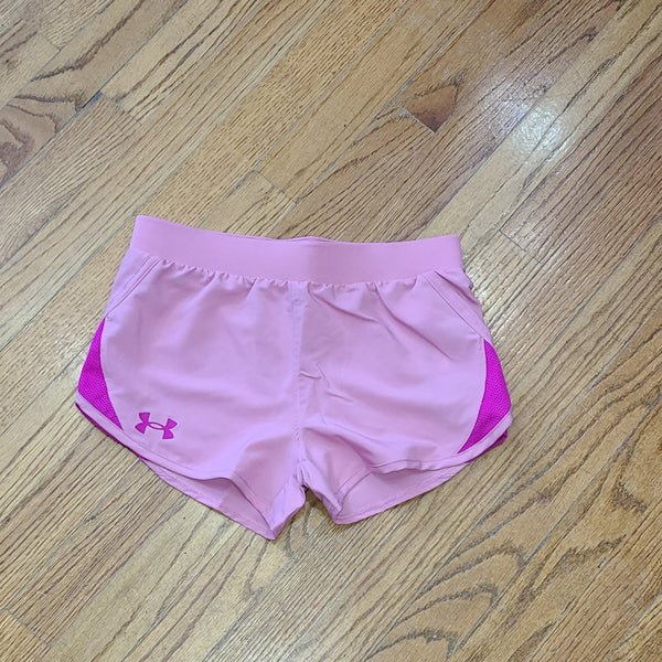 UA Youth Fly by Short-PINK