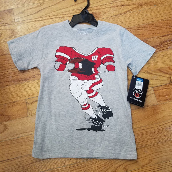 Wes and Willy Football Player tshirt