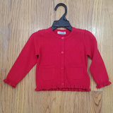 CLEARANCE Mayoral Red Button Down Cardigan