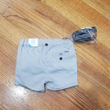 Mayoral Gray Dress Shorts with Suspenders