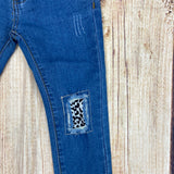 ML Kids Leopard Detail Jeans
